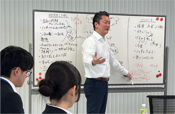 新入社員研修の様子